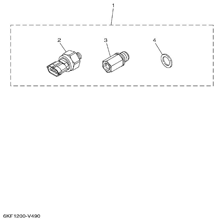 Yamaha F300GET, FL300GET OPTIONAL PARTS 9 parts diagram